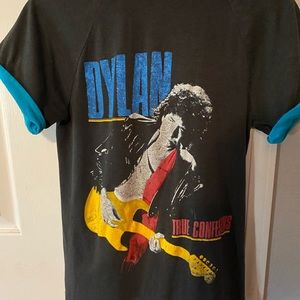 Vintage Bob Dylan and Tom Petty concert tour T-Shirt.